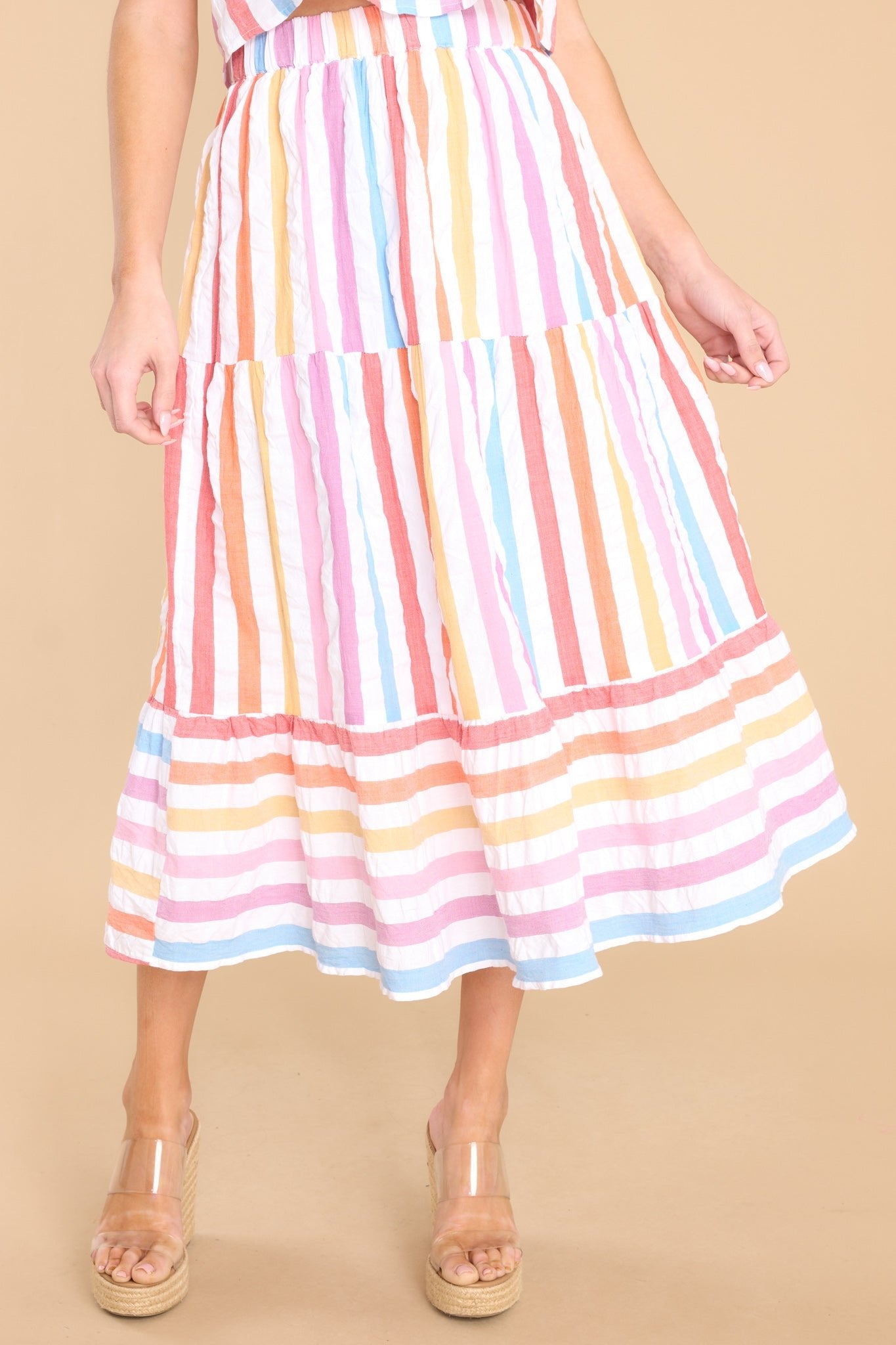 Baby Sara | Girls Pastel Rainbow Stripe Tutu Skirt – myhannahbanana